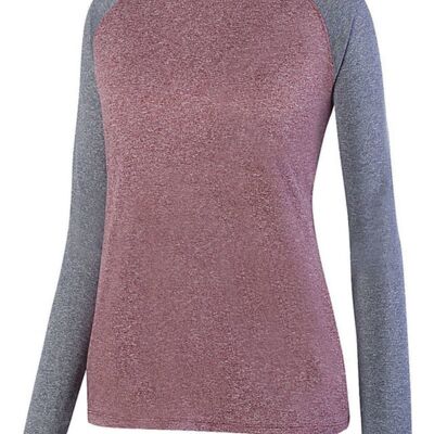Women's Kinergy Two Color Long Sleeve Raglan T-Shirt Thumbnail