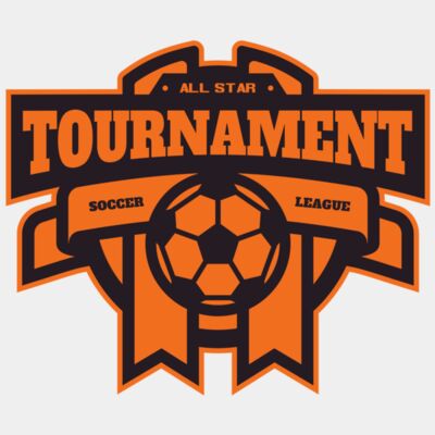 Tournament Soccer league logo template Thumbnail