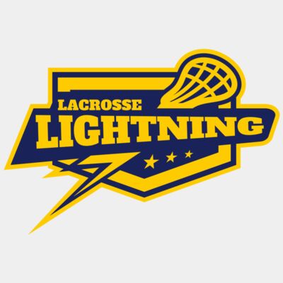 Lightning Lacrosse Logo Template Thumbnail