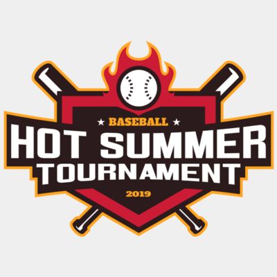 Hot Summer Tournament Baseball logo 01 Thumbnail
