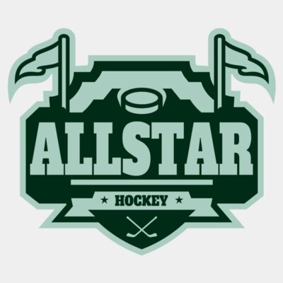 All Star Hockey Tournament logo template 02 Thumbnail