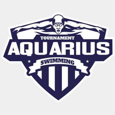 Aquarius Swimming Tournament logo template Thumbnail