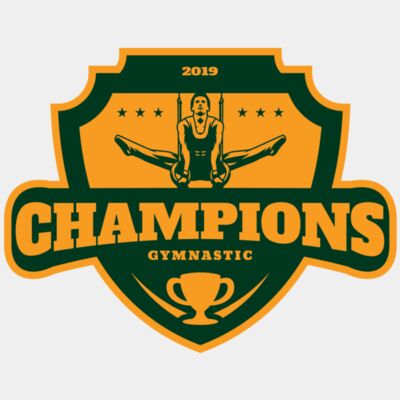 Champions Gymnastic logo template Thumbnail