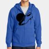 Tall Essential Fleece Full Zip Hooded Sweatshirt Thumbnail