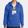 Tall Essential Fleece Full Zip Hooded Sweatshirt Thumbnail