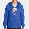 Tall Essential Fleece Full Zip Hooded Sweatshirt Thumbnail