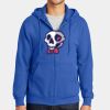 Tall Essential Fleece Full Zip Hooded Sweatshirt Thumbnail