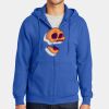 Tall Essential Fleece Full Zip Hooded Sweatshirt Thumbnail