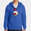 Tall Essential Fleece Full Zip Hooded Sweatshirt Thumbnail