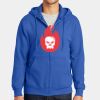 Tall Essential Fleece Full Zip Hooded Sweatshirt Thumbnail
