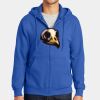 Tall Essential Fleece Full Zip Hooded Sweatshirt Thumbnail