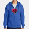 Tall Essential Fleece Full Zip Hooded Sweatshirt Thumbnail