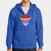 Tall Essential Fleece Full Zip Hooded Sweatshirt Thumbnail